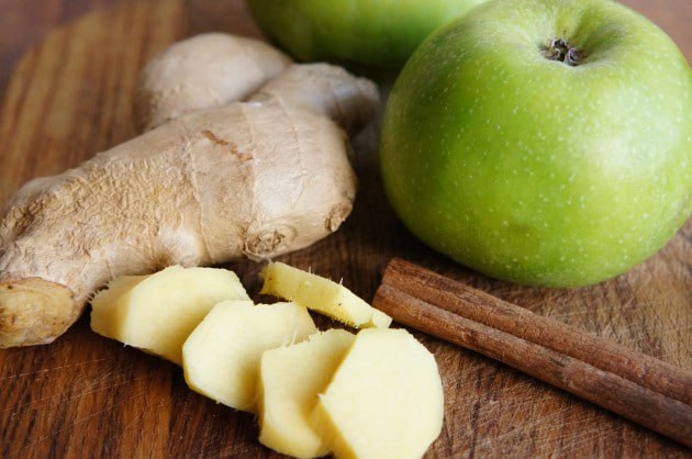 Obuolių nuoviras su imbieru organizmui stiprinti